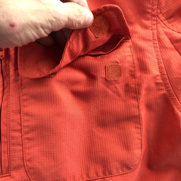 Duluth Men's Shirt Medium Long Sleeve Outdoors Orange Long Sleeve Top - Picture 8 of 16